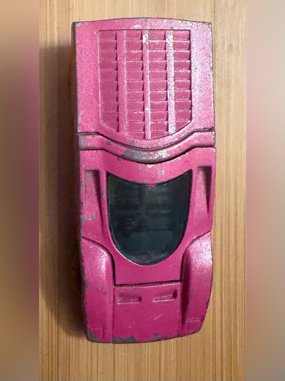 Vintage 1970 Hot Wheels Redline Ferrari 512 S Magenta Opening Hinges